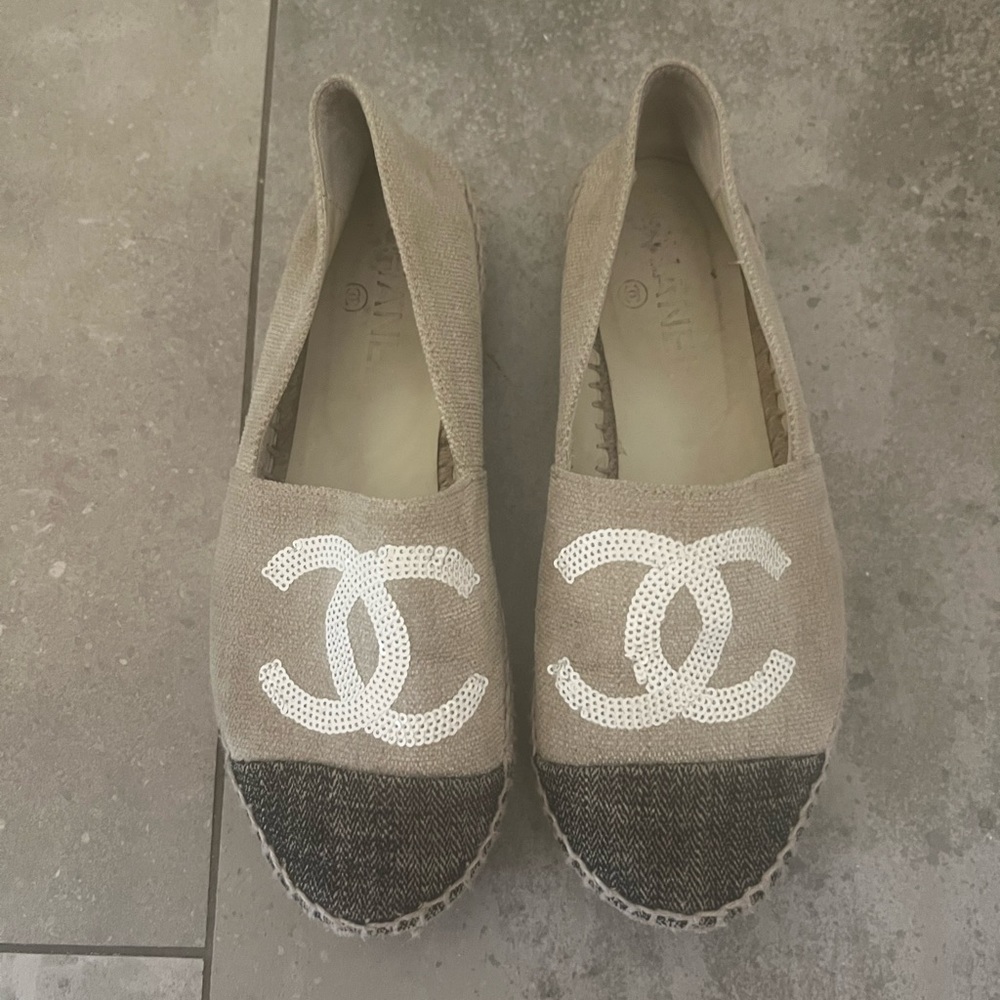 Chanel espadrille size 36